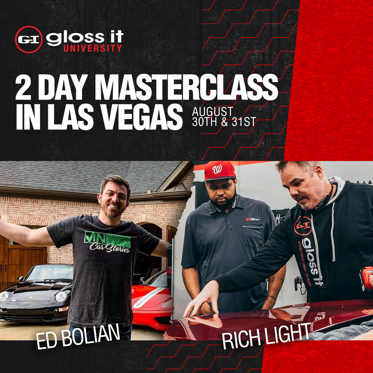 Gloss It University 2 Day Masterclass with Ed Bolian & Rich Light (August 30 & 31 2024)