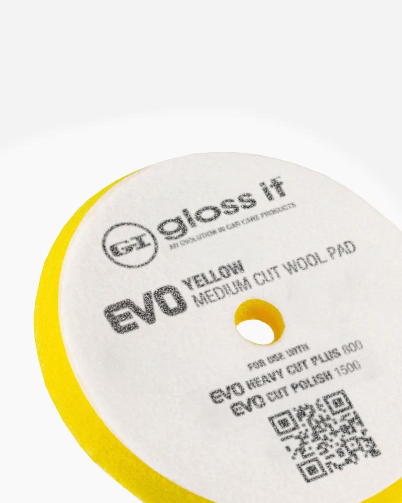 EVO Yellow Medium Cut Wool Pad