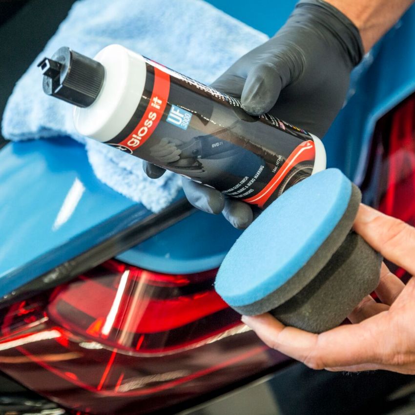 Blue Hexi Grip Wax & Final Finishing Foam Applicator