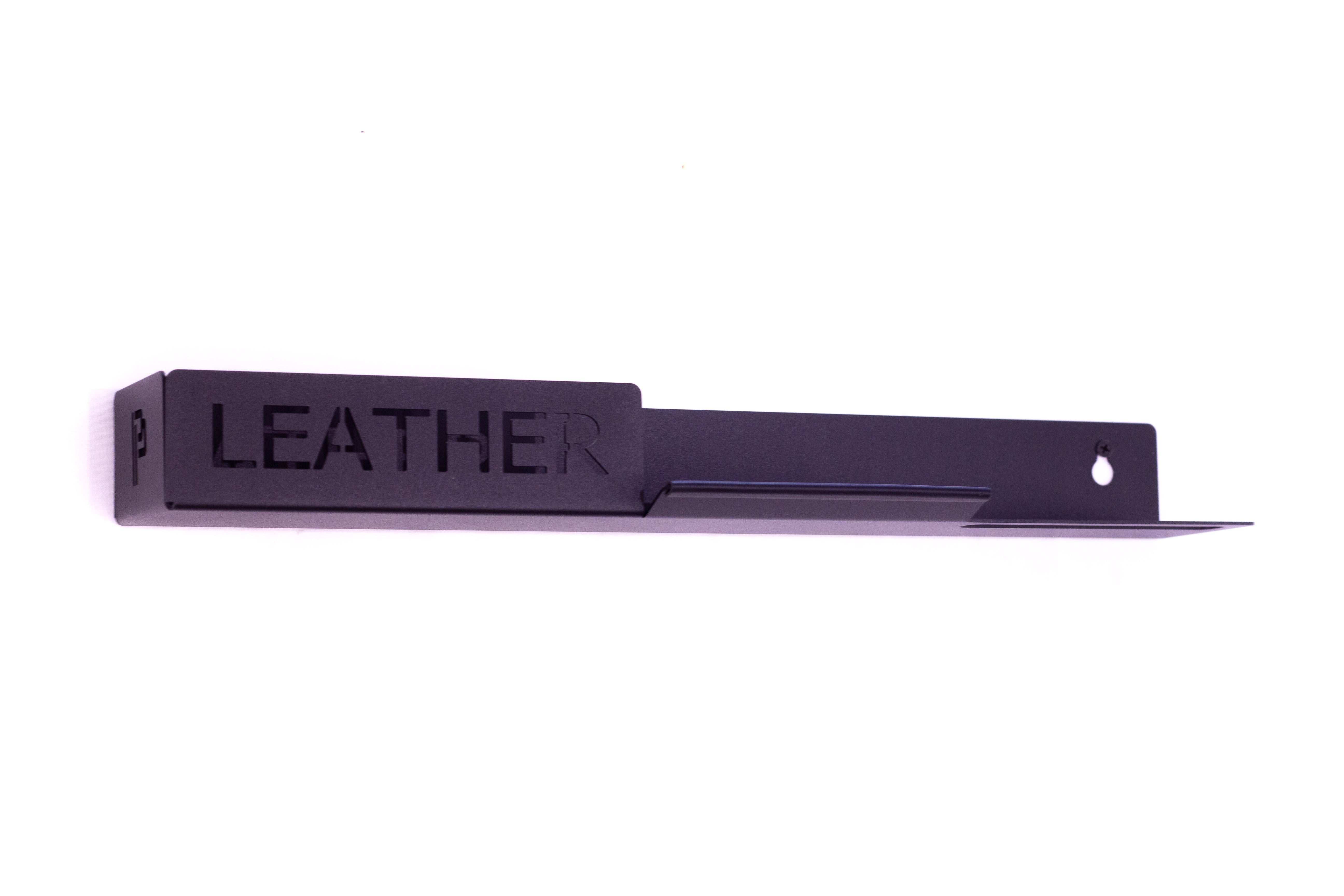 Shelf for Leather Care Products