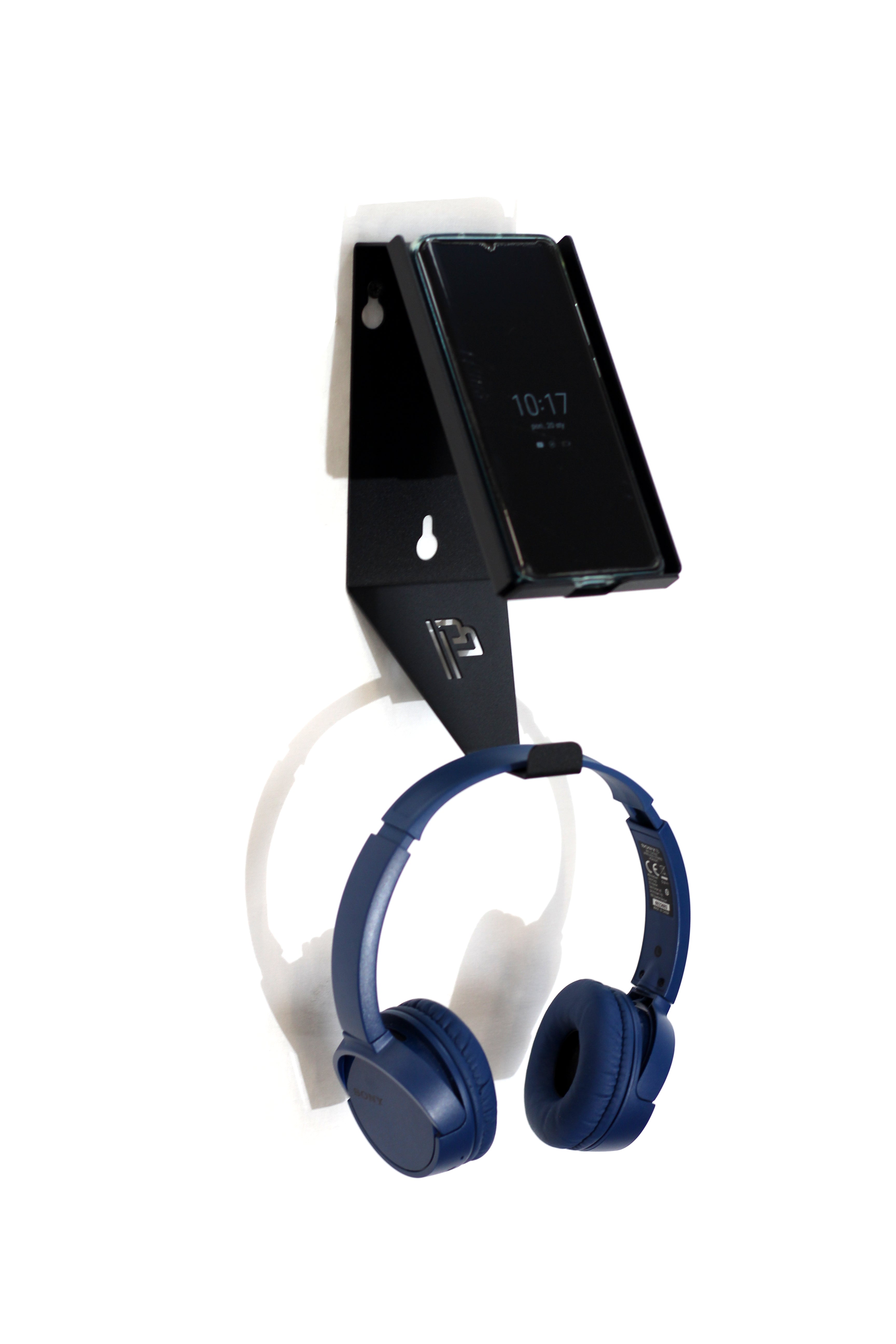 Phone and Headphones Holder