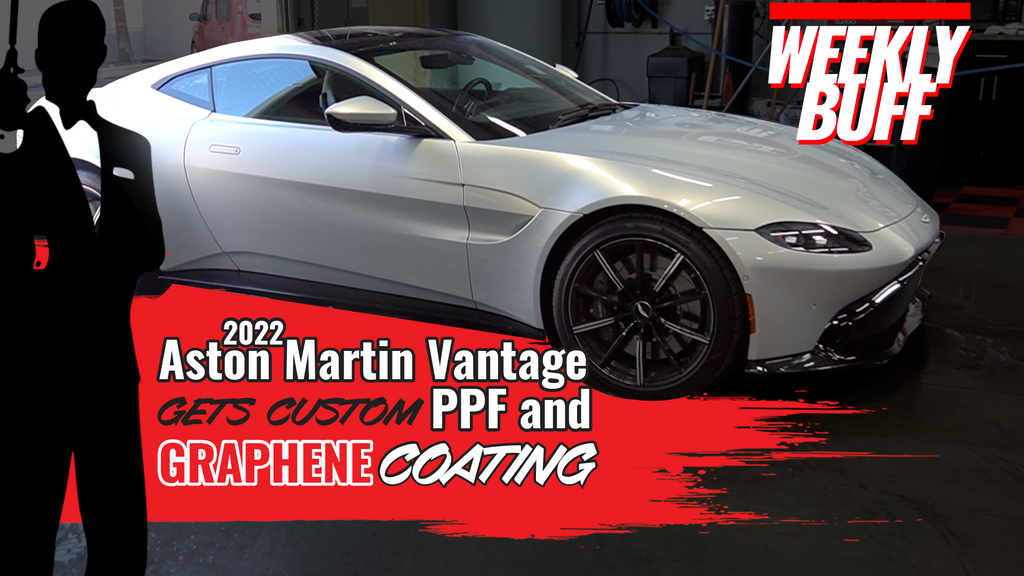 $150K 2022 Aston Martin Vantage Gets Custom PPF and Graphene Coating
