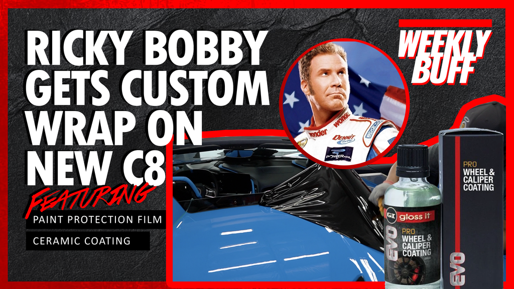 Ricky Bobby Gets Custom Wrap on New C8 with PPF and Ceramic Coating