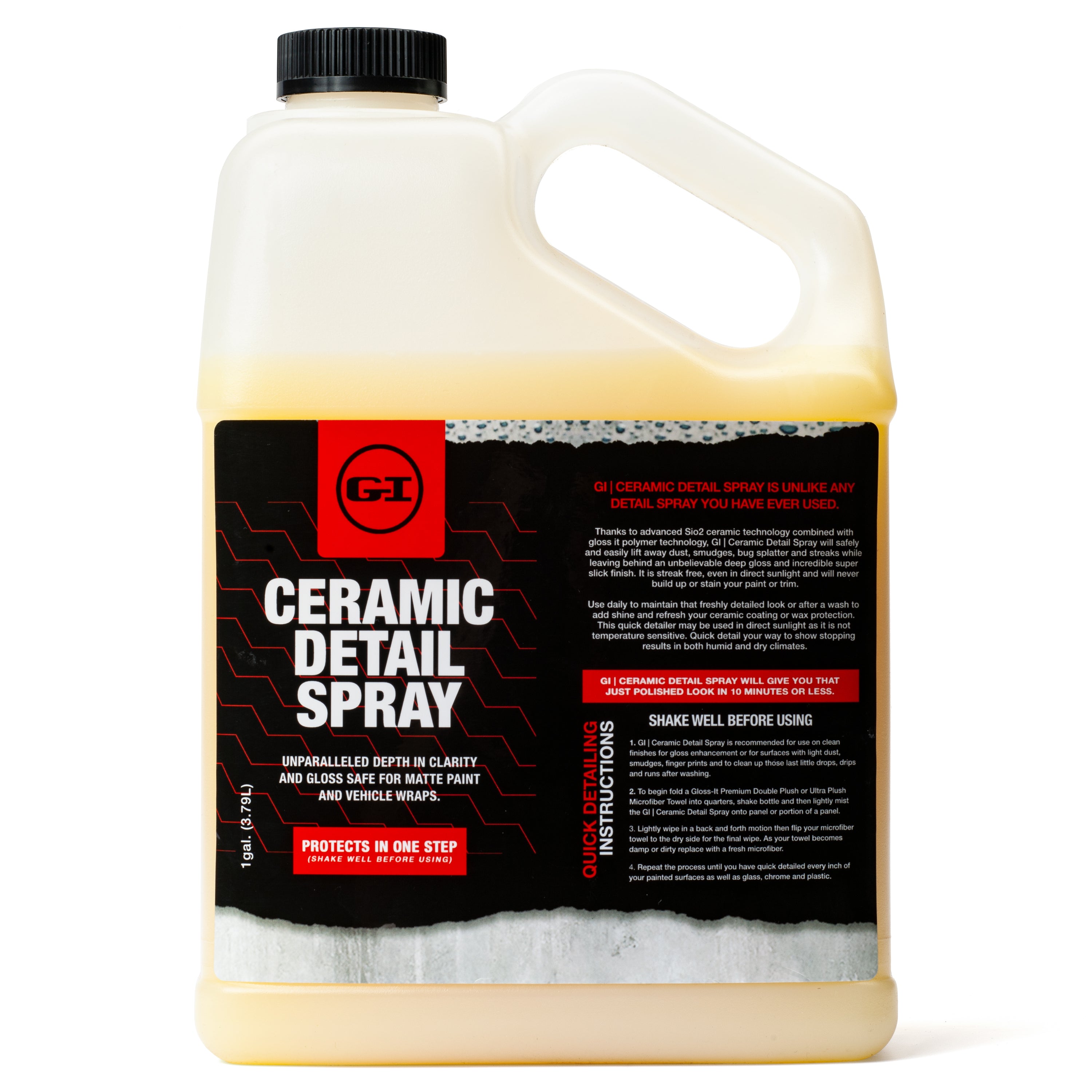 Quick Detailer | Ceramic Detail Spray | SiO2 Infused 1 Gallon